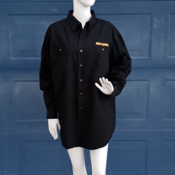 Harley-Davidson® Black Amazingly Embroidered 👔 - Picture 9 of 16
